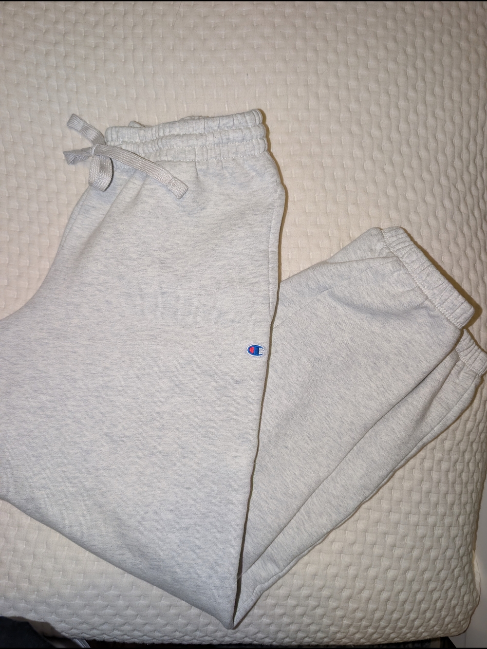 Champion Light Gray Women's Logo Joggers